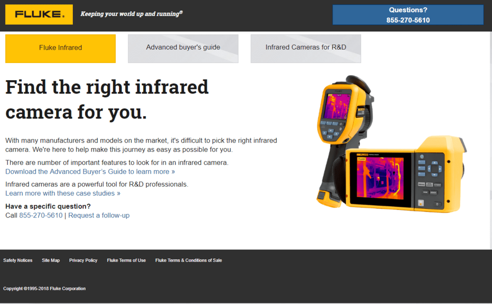 Fluke Infrared cameras